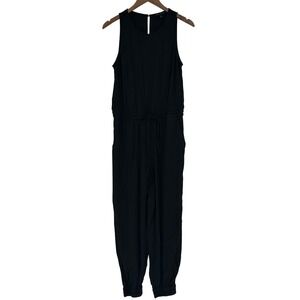 Sleeveless Jogger Casual Lyocell Jumpsuit Elastic Waist 4 Resort Banana Republic